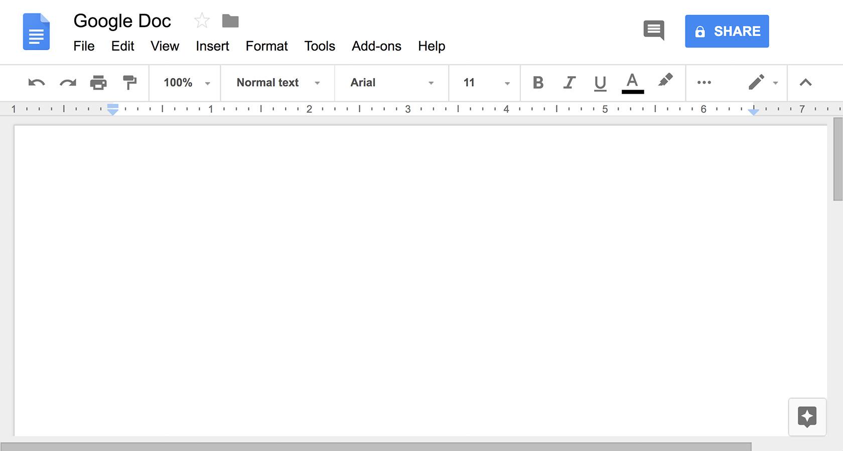 Cohesive design of Google docs icon set