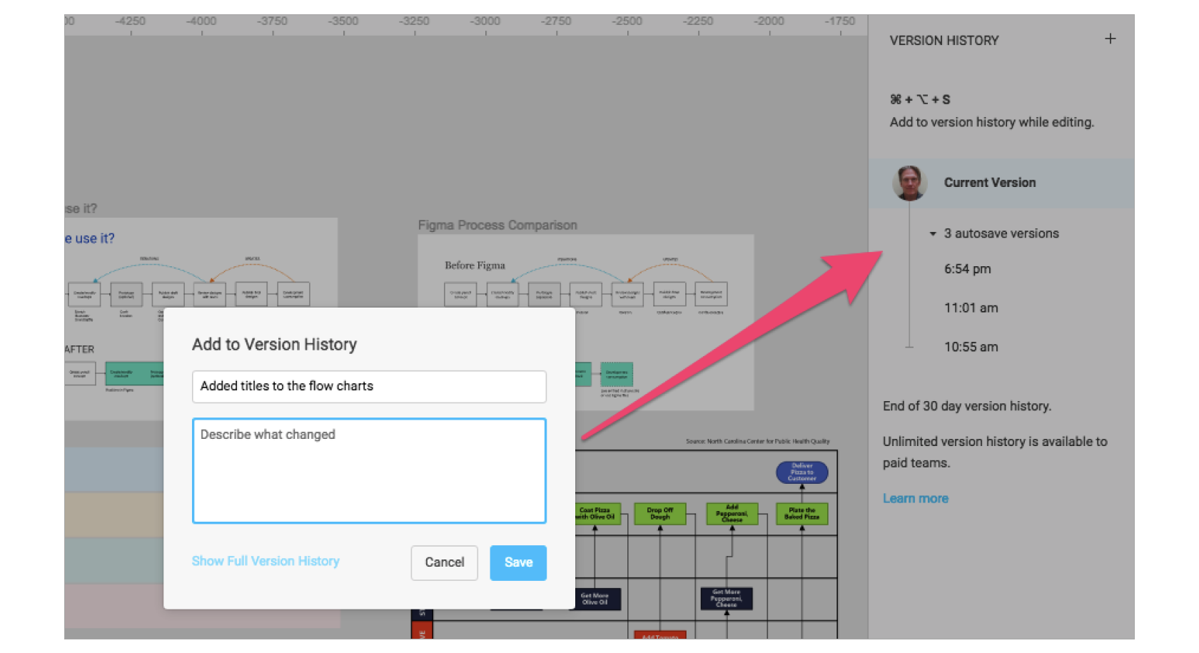 Web interface design automatic file versioning