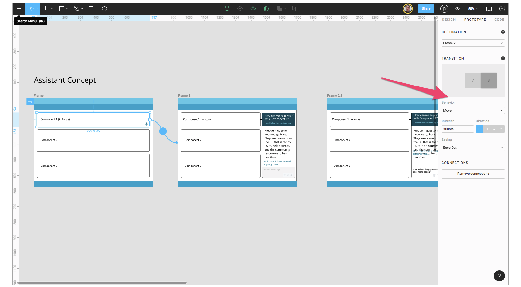 Intuitive web design prototyping