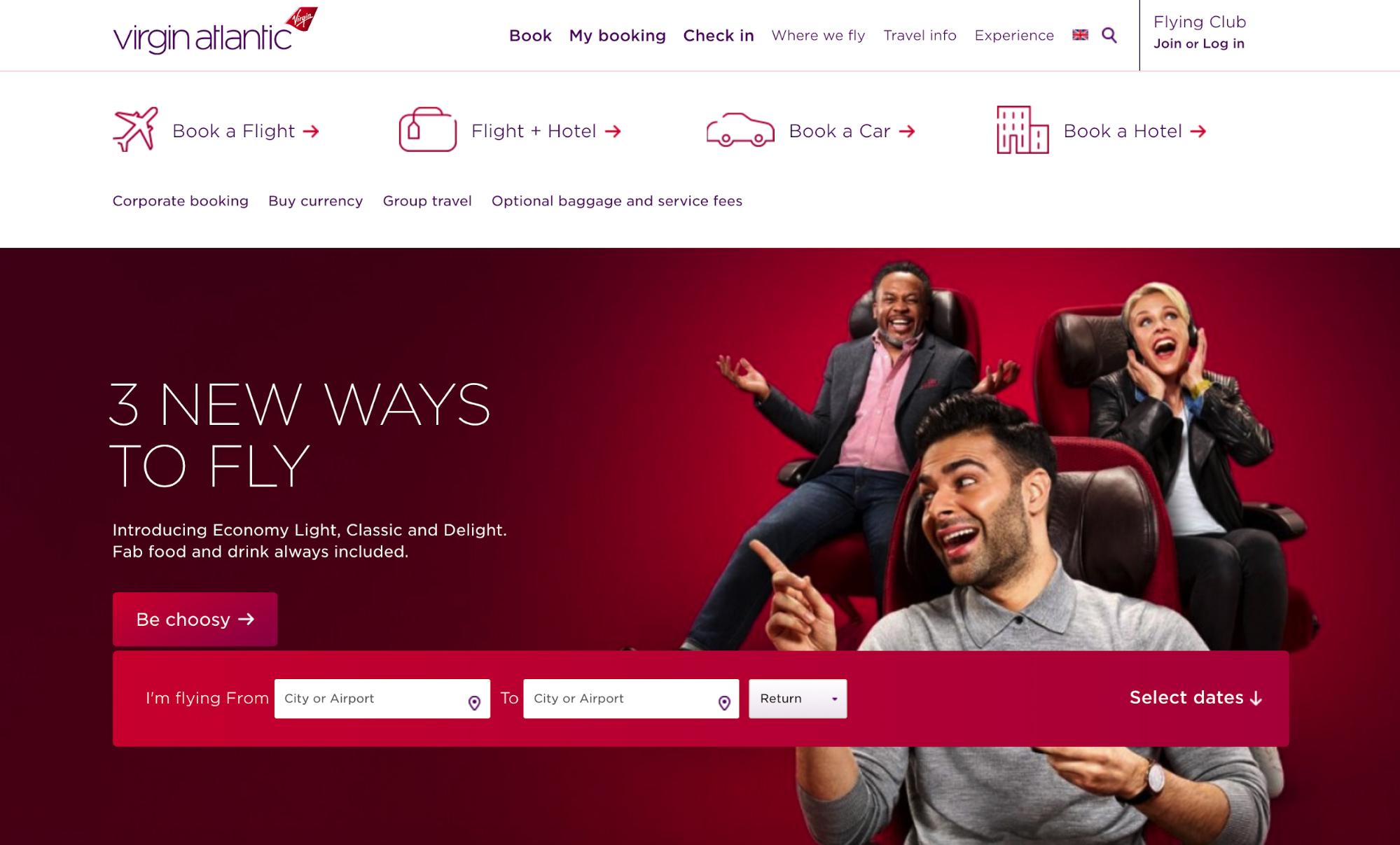 Unexpected UI color palettes can go far to set a brand apart from its competitors