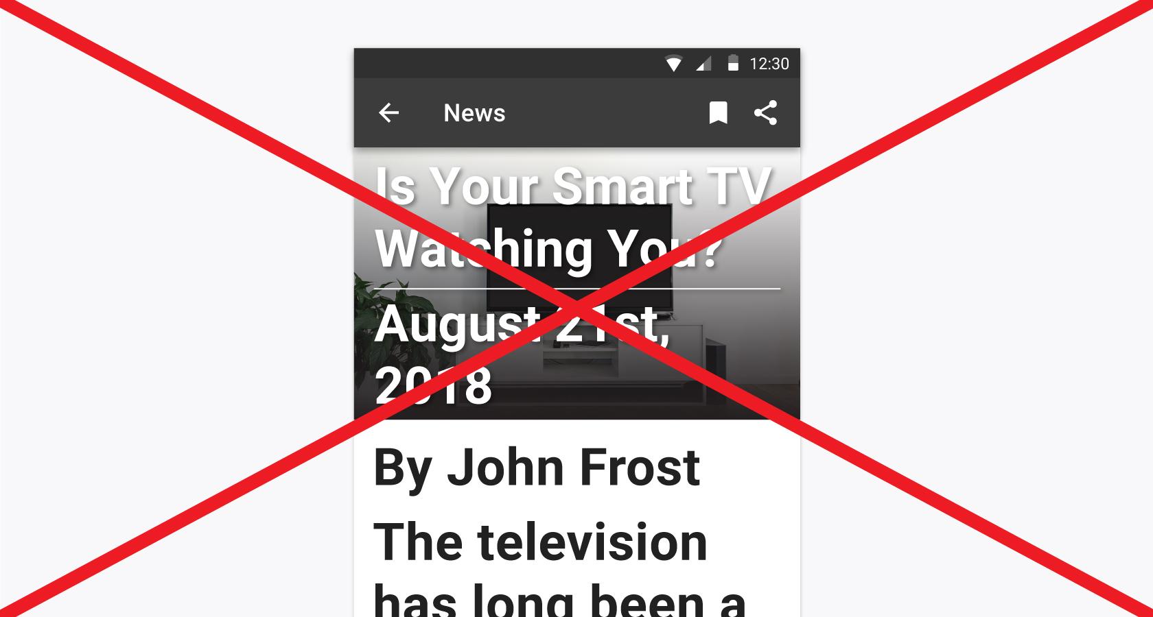 Bad examples of design hierarchy