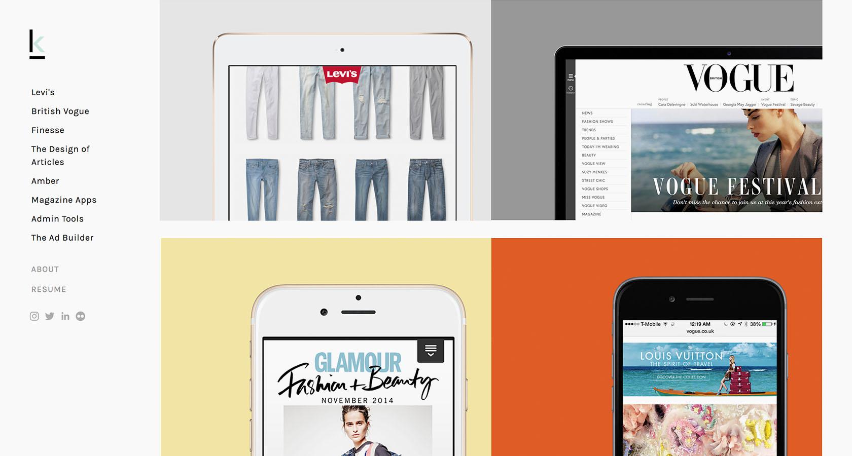 Some of the best UX design portfolios in the fashion industry