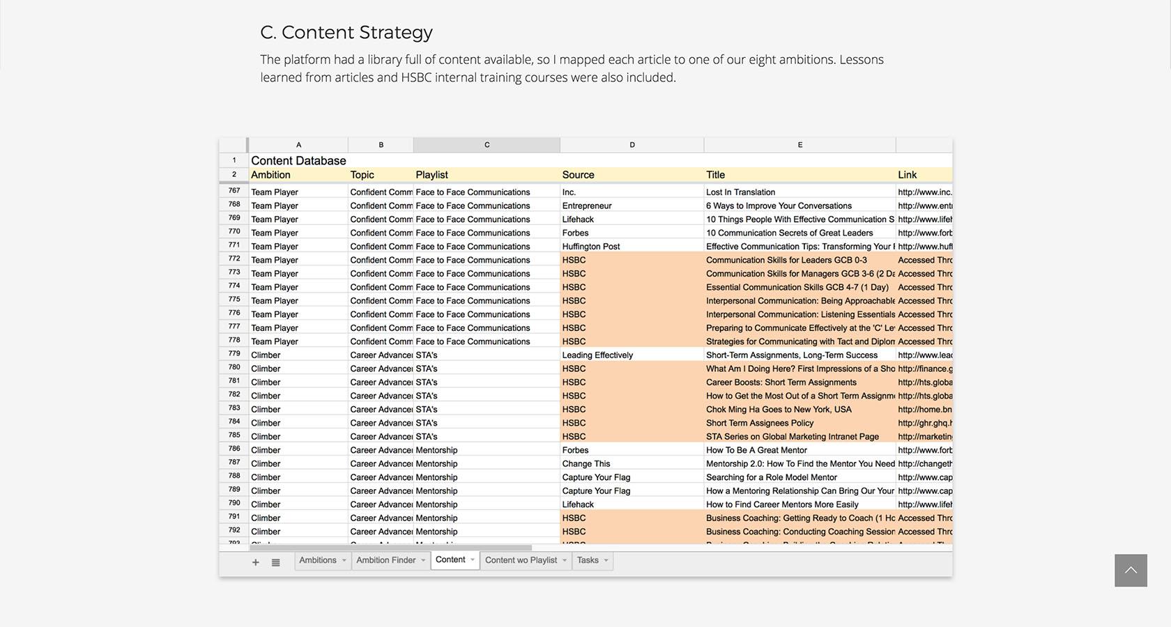 UX research portfolio artifacts