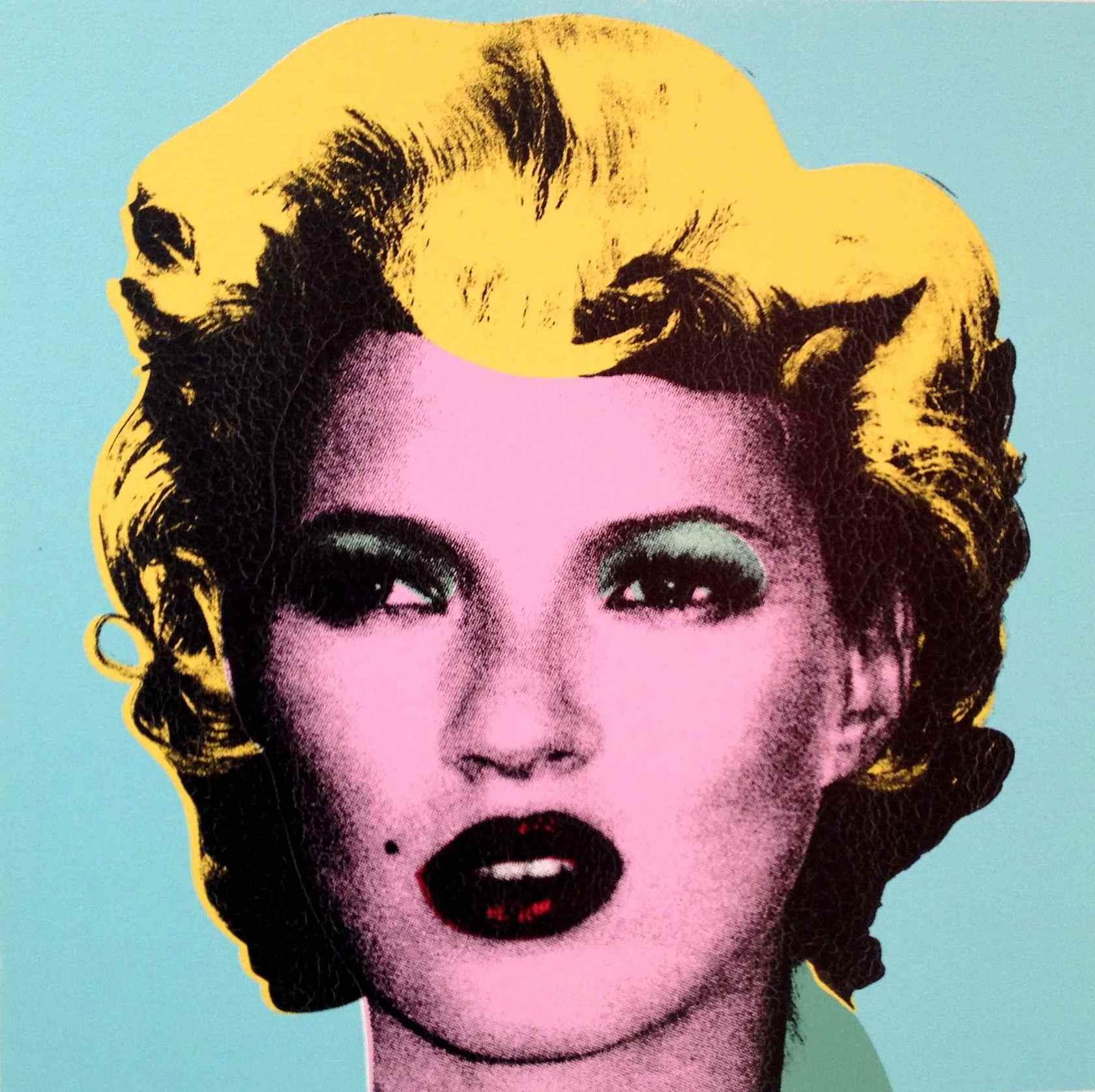 Banksy created his Kate Moss portrait in the style of Andy Warhol
