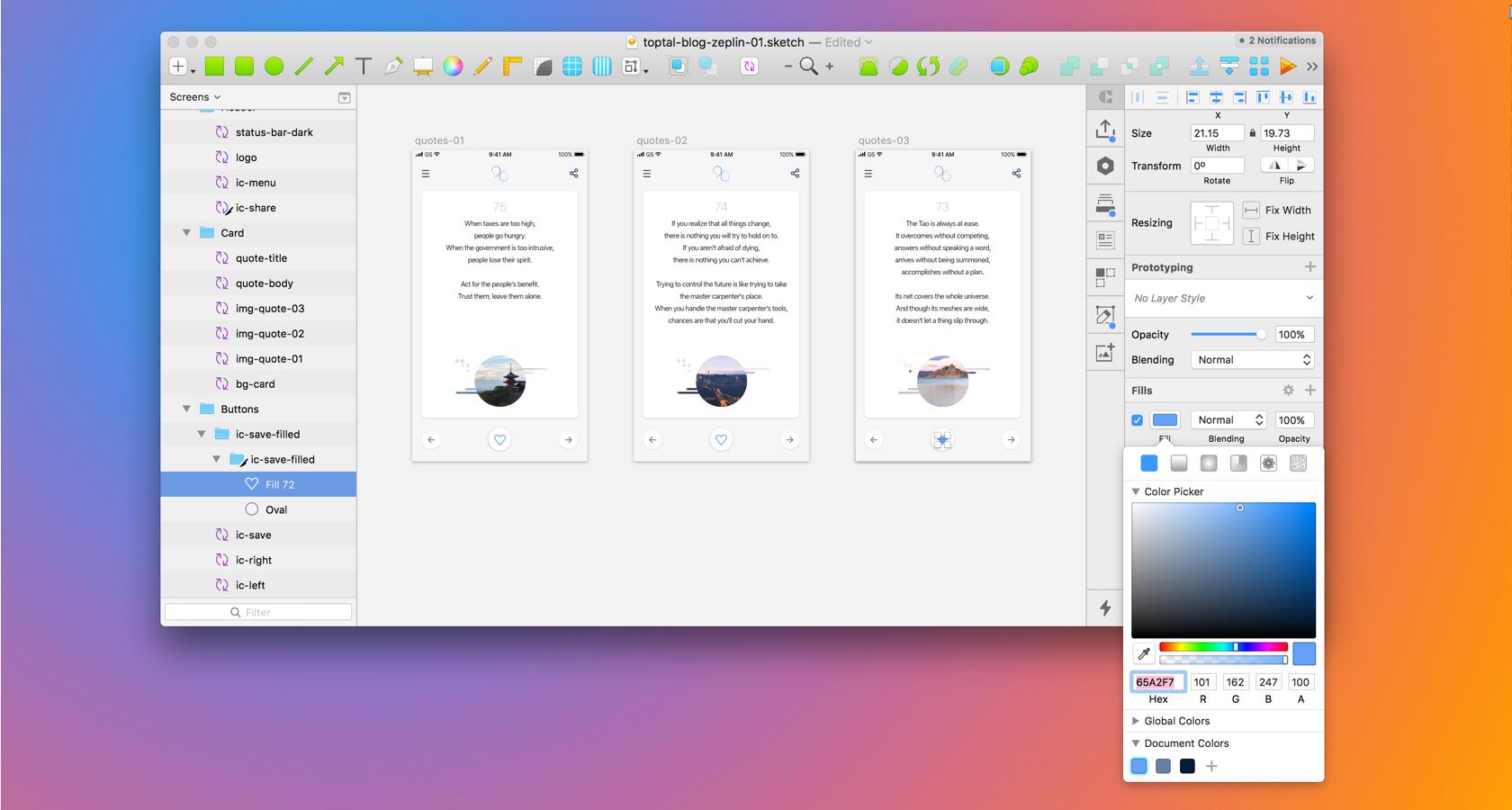 Sketch adds Document Colors to show up in Zeplin's Styleguide