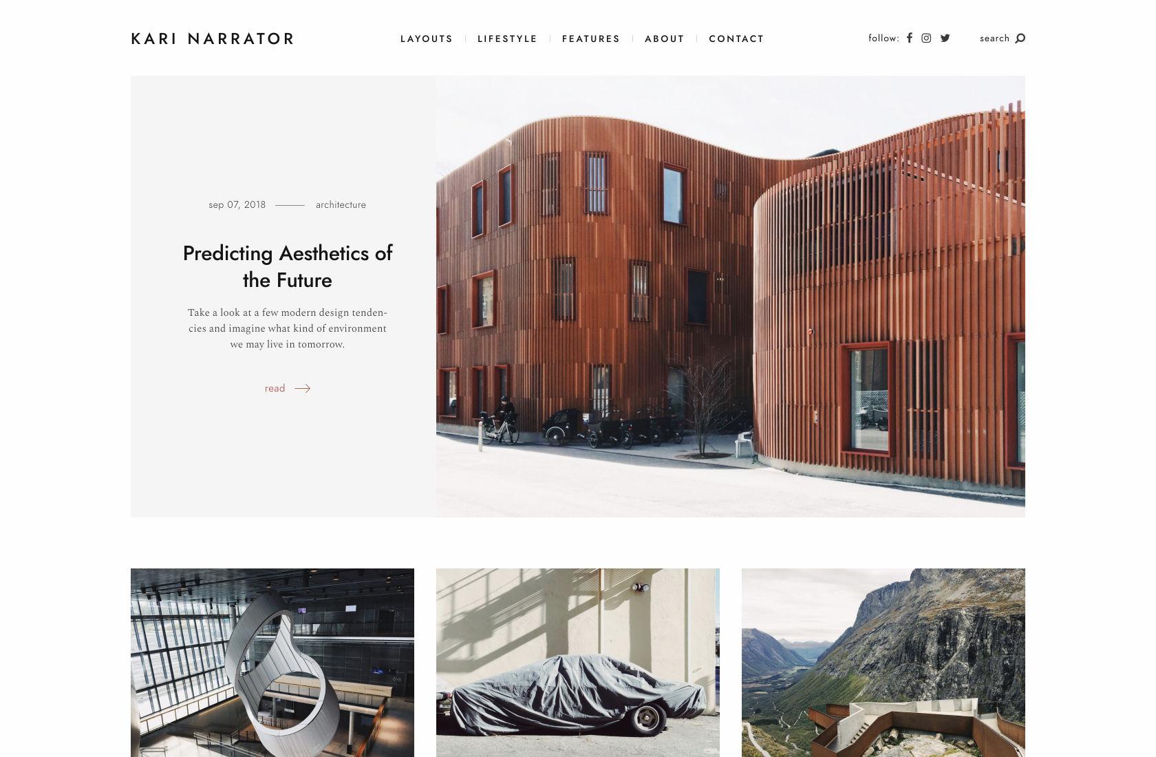 Small details are an important part of minimalist UI design.