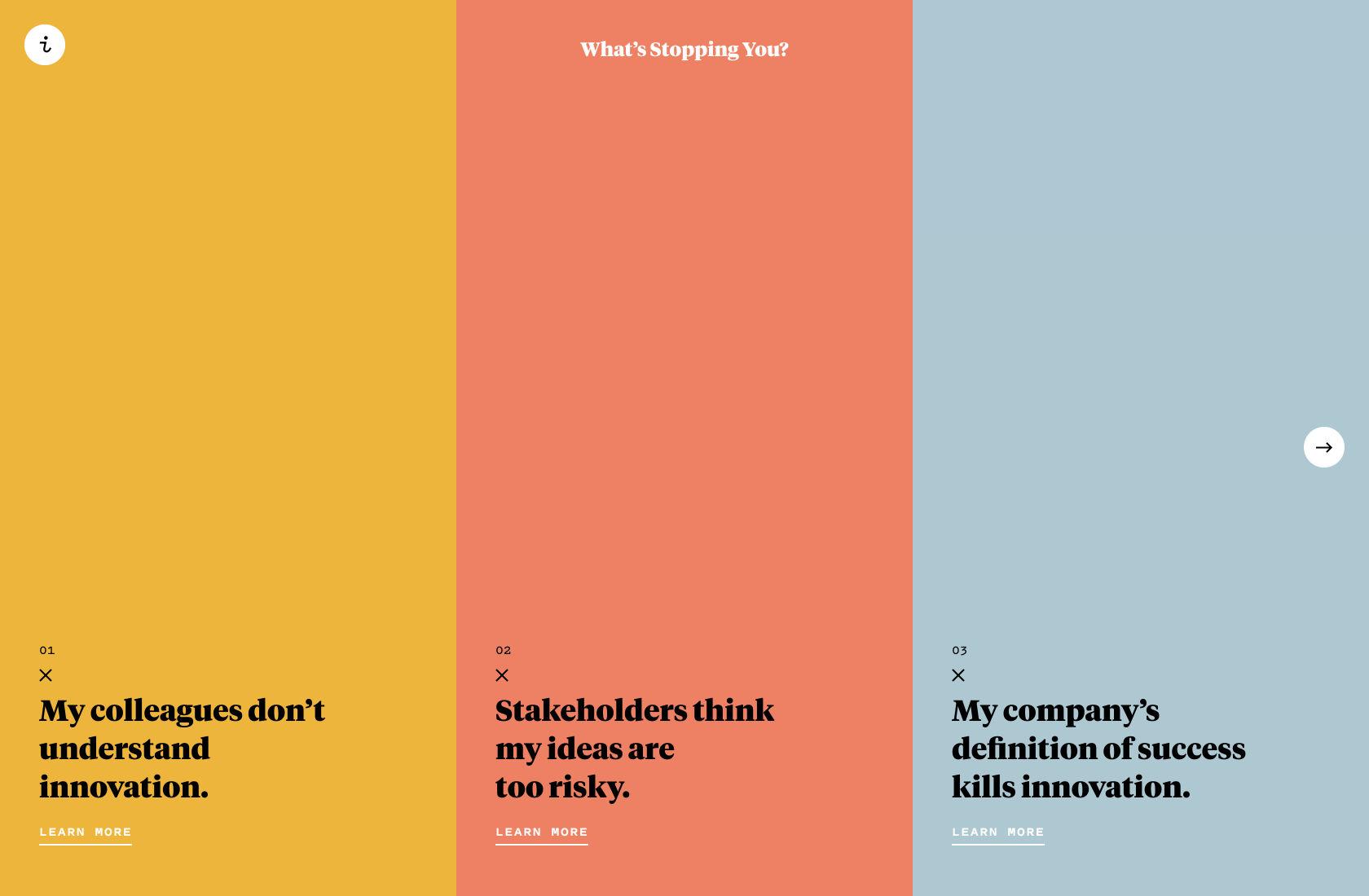 Simple website design color palettes.