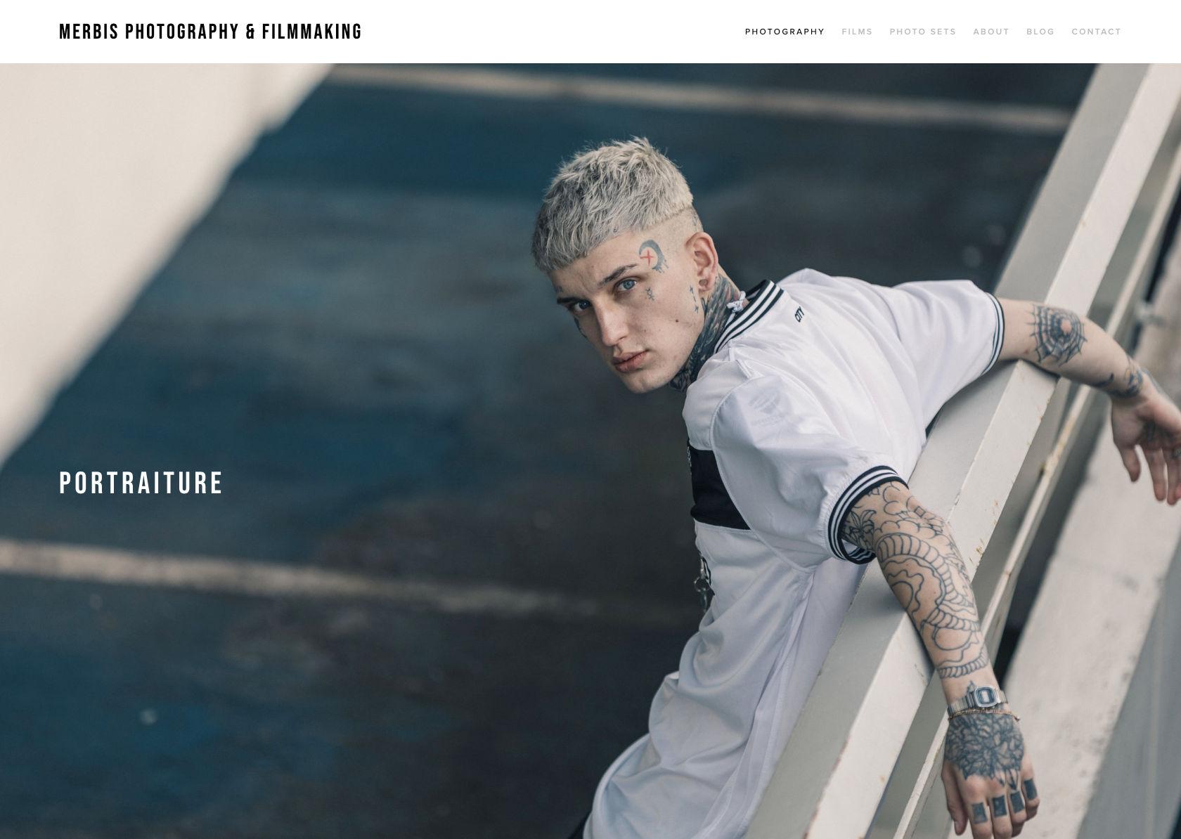 Portfolios are a good opportunity for a one-page scrolling website