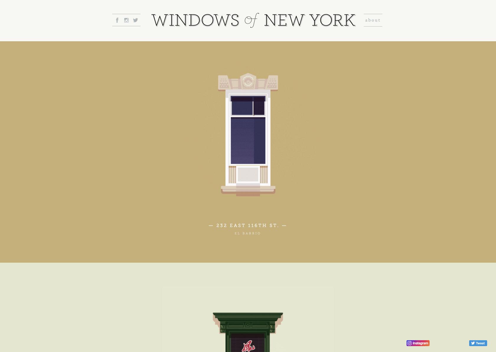A single-page scrolling website