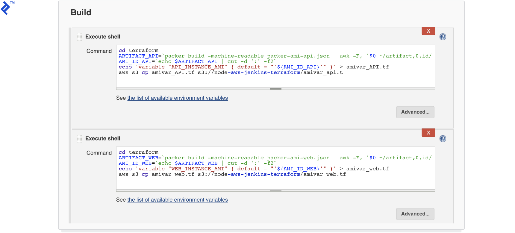 Adding AMI build steps