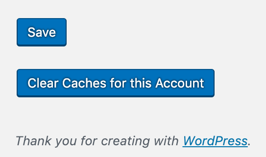 Screenshot of option buttons