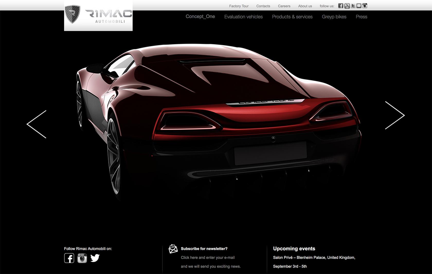 The original site before the new website design