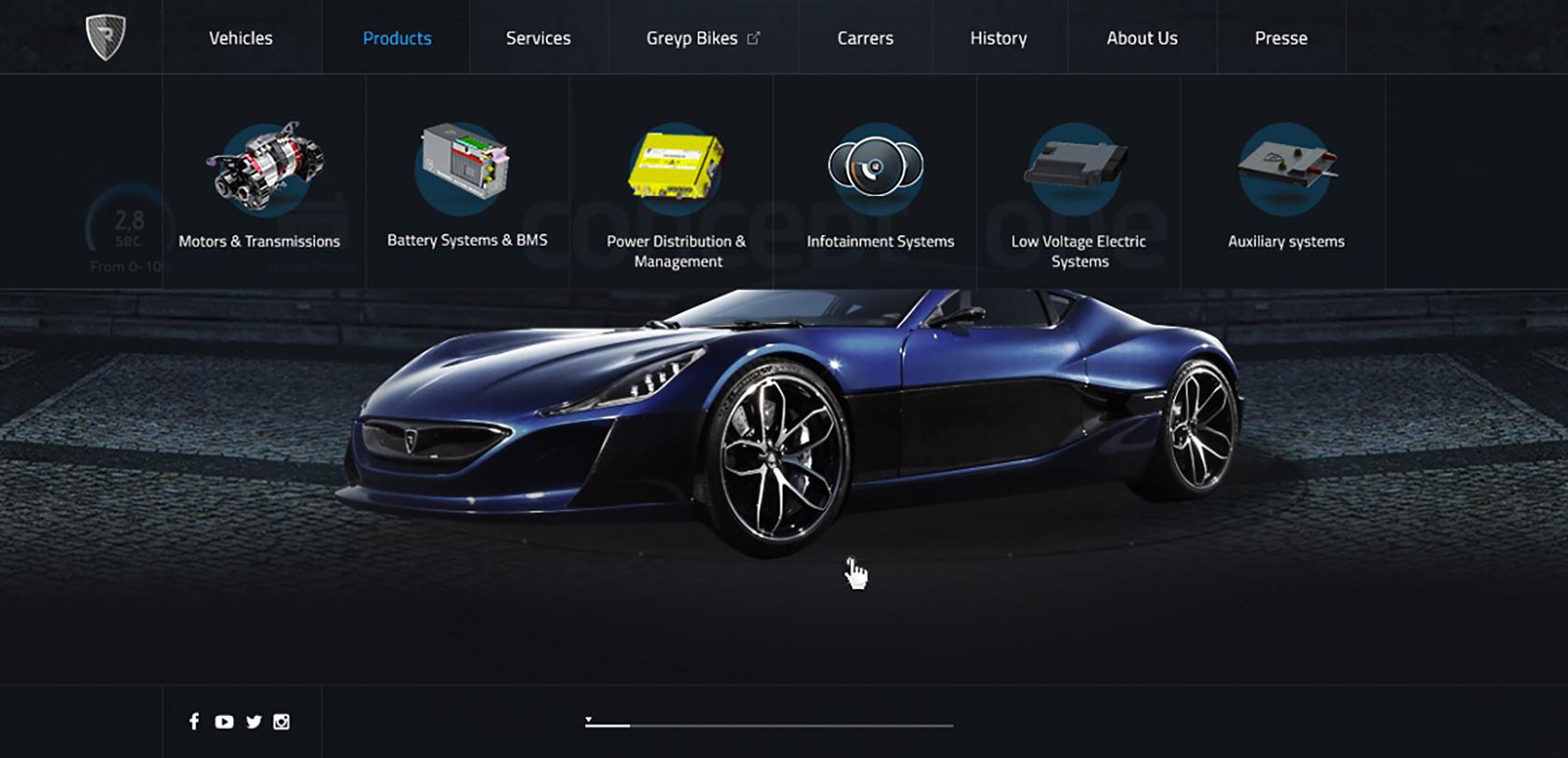 The new website design example