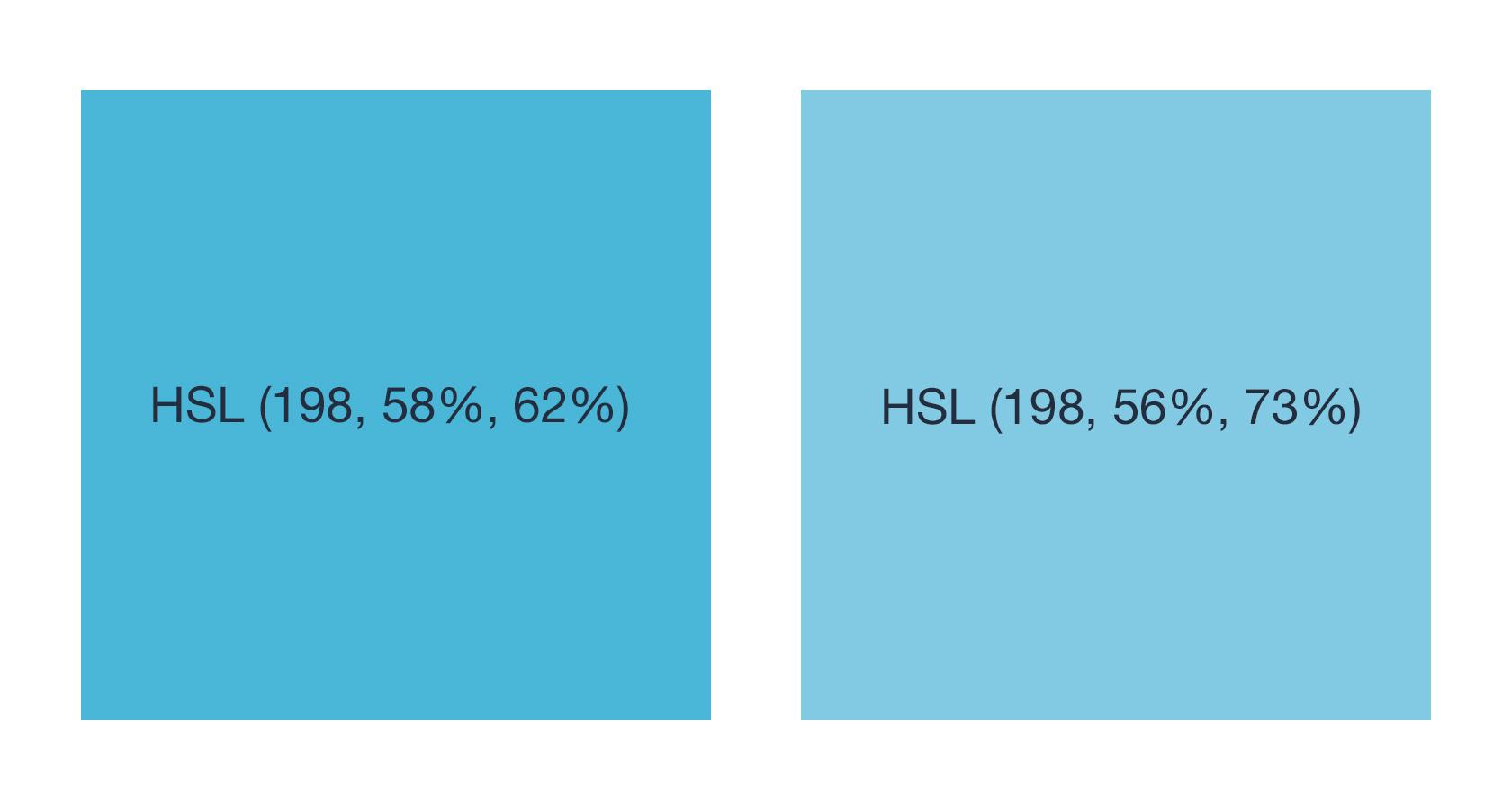 UI design for developers - HSL color values