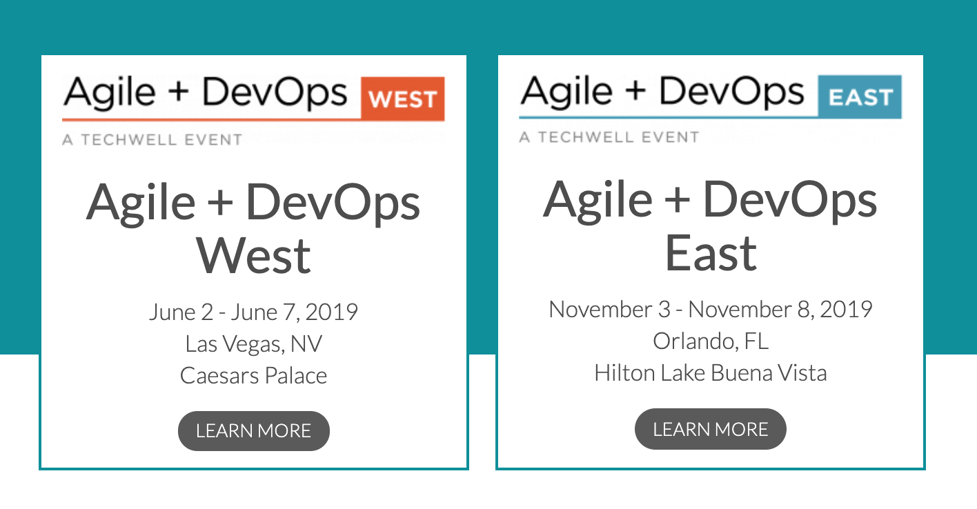 Agile plus DevOps East and West