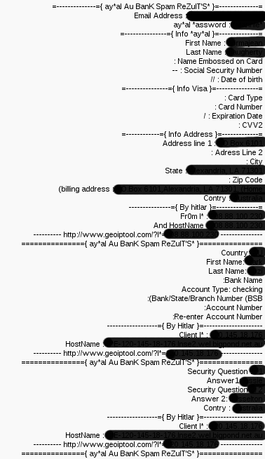 These faulty e-commerce log files make credit card lookup easy.