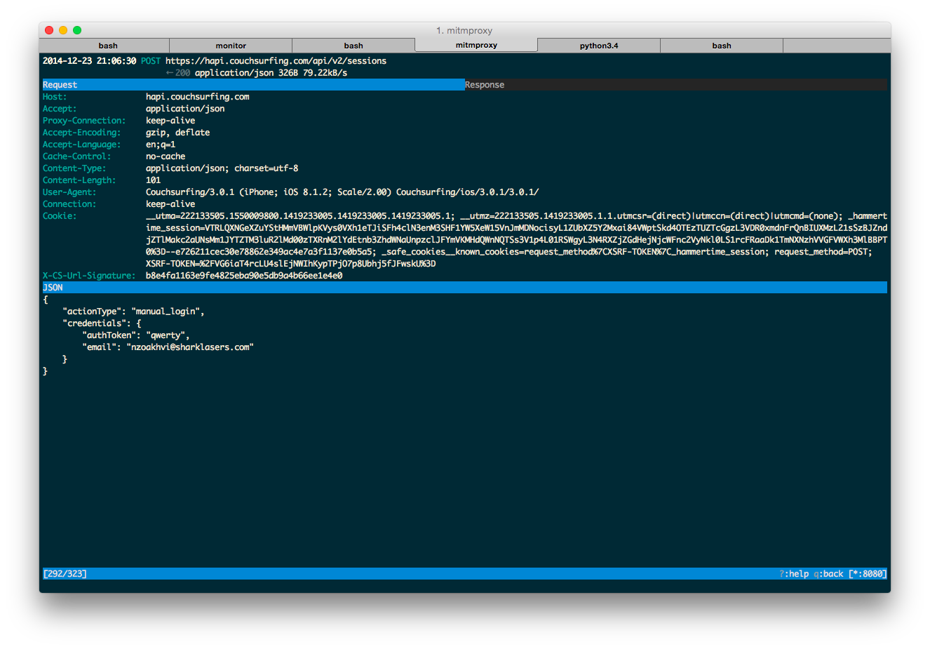 The first step in this reverse engineering tutorial is to replicate the API calls and play with the resulting options.