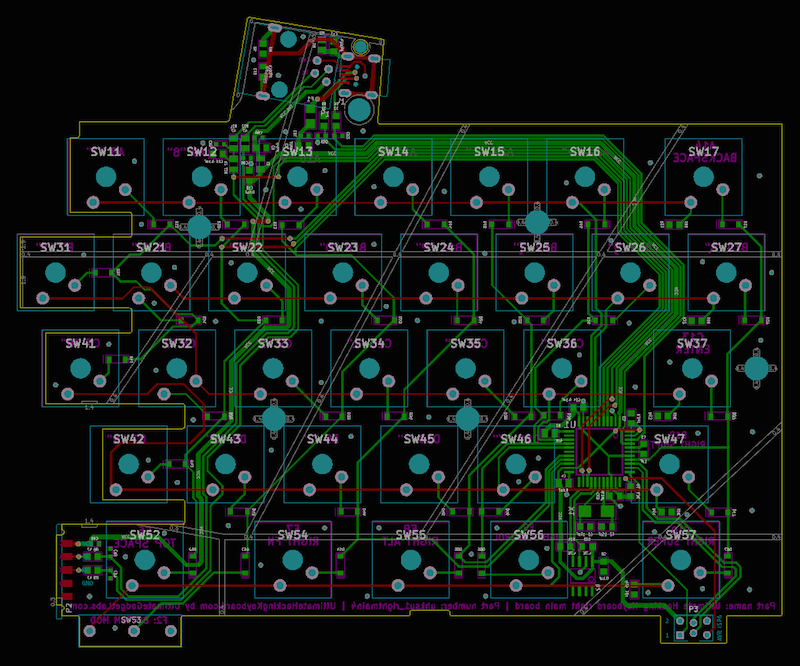 Programming a keyboard starts with designing a printed circuit board.