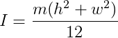 Box moment of inertia