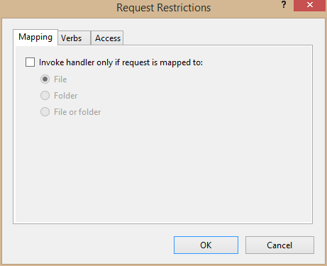 request restrictions