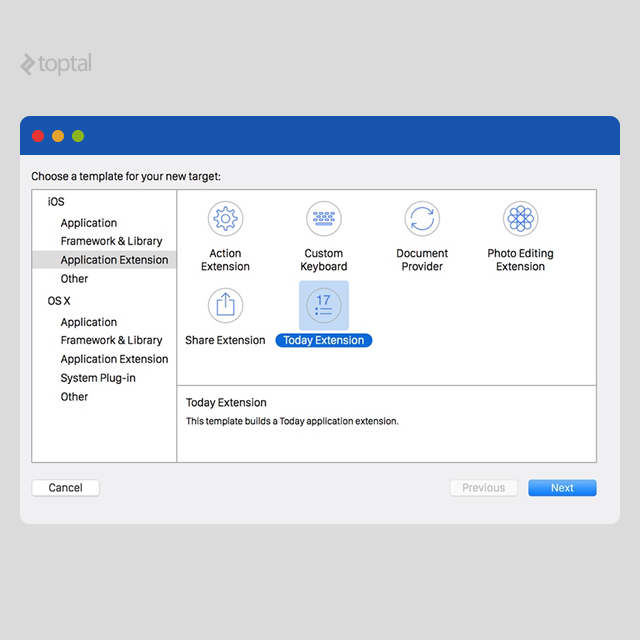creating a widget template