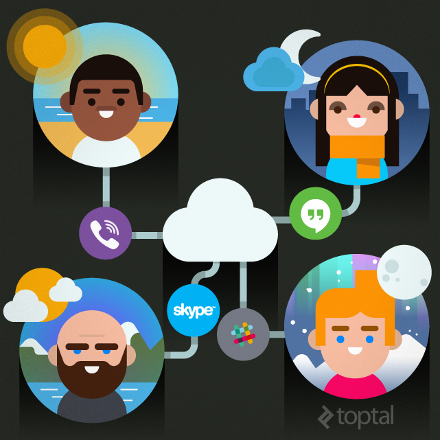 Digital Nomads Working