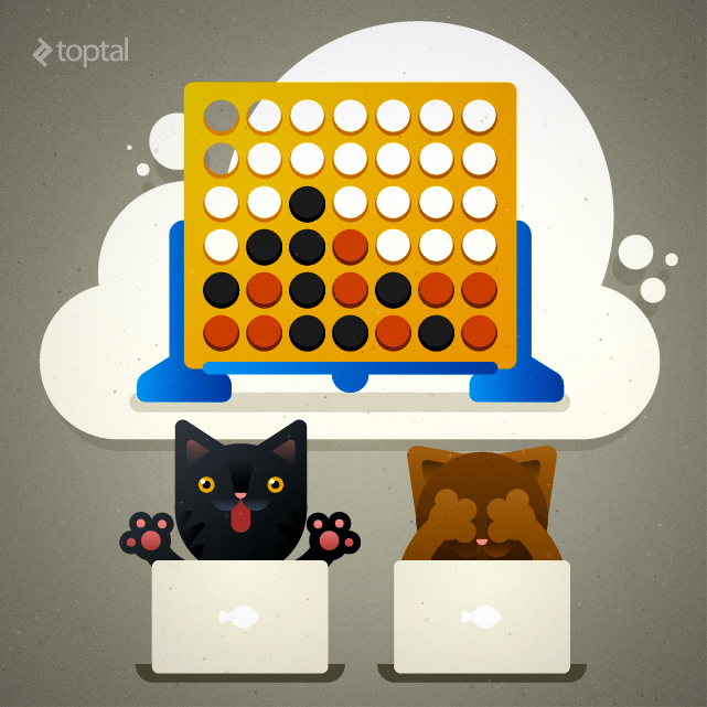 Connect Four over WebRTC using PeerJS: Look ma, no server!