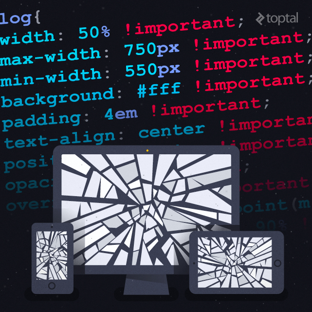 If you are using !important a lot in your CSS, you are doing it wrong.