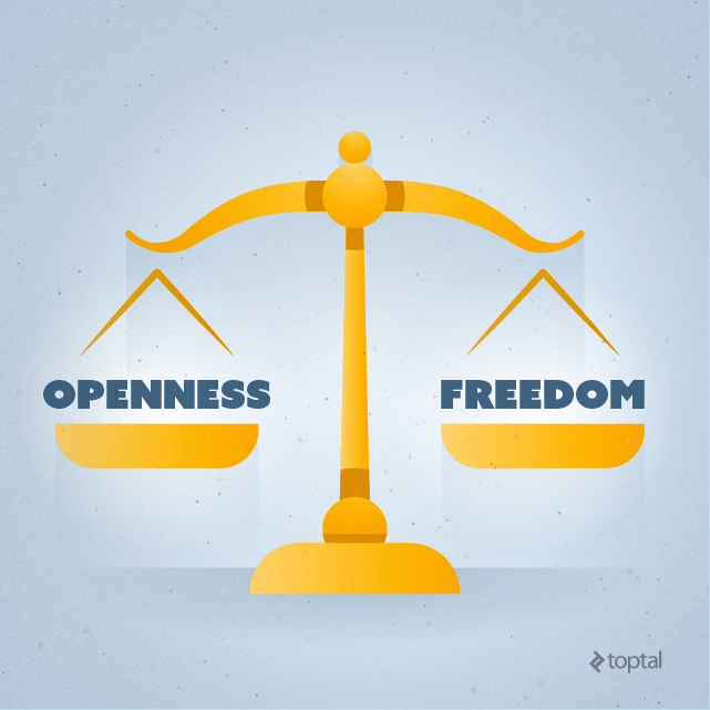 Open-source: free as in freedom