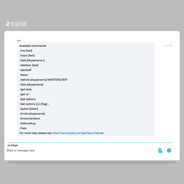 Chat commands let you manage the chat from your fingertips.