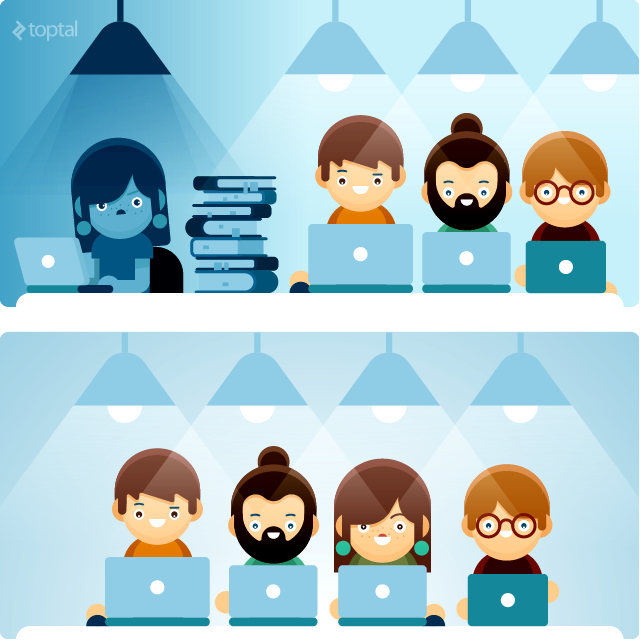 Women on all-male teams may be less eager to speak out or take initiative, even when they have a lot to offer.