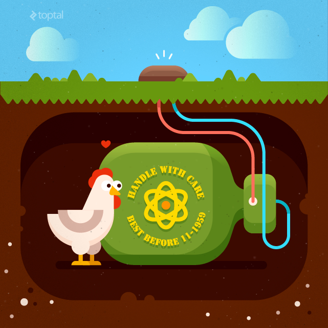 No chickens were harmed in the making of this blog post, or in the Blue Peacock nuclear land mine programme.