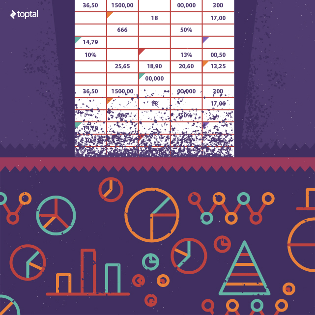 Visualizing data makes it easier to read.