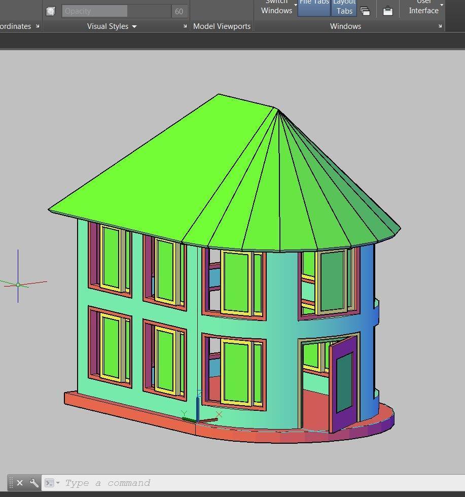 The rendered DWG file