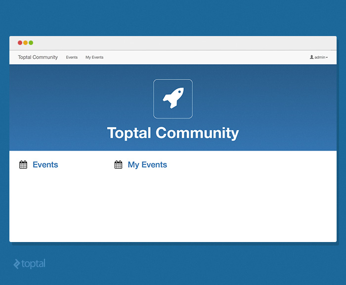 welcome page example