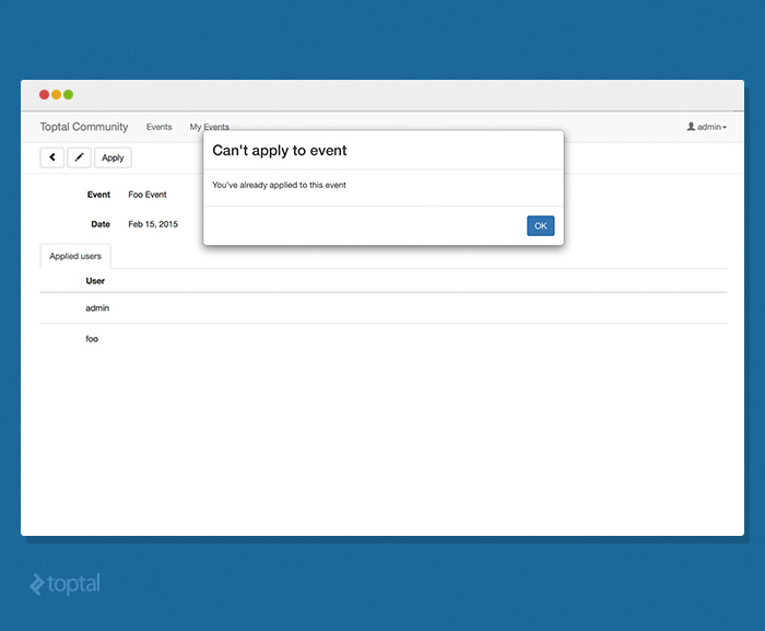 implementation of the action