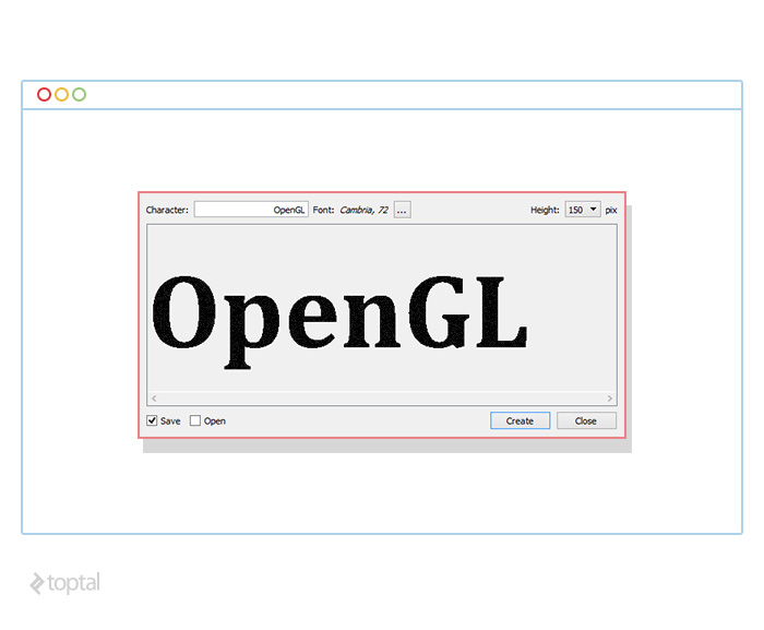 opengl popup