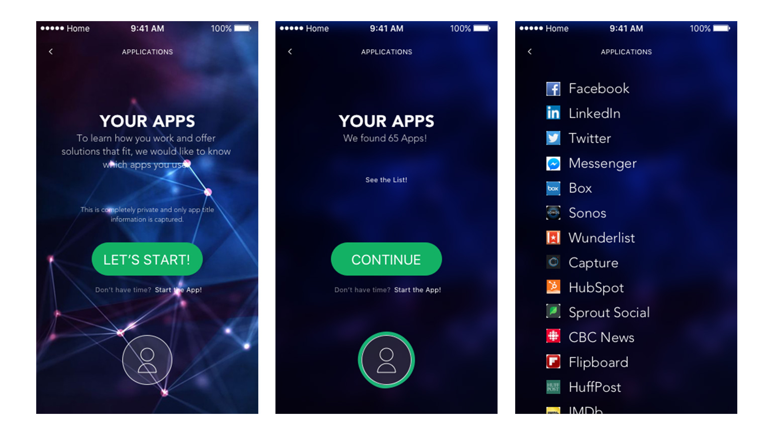 Sidekick identifies apps that users have on their phone and prompts them to leave a review.