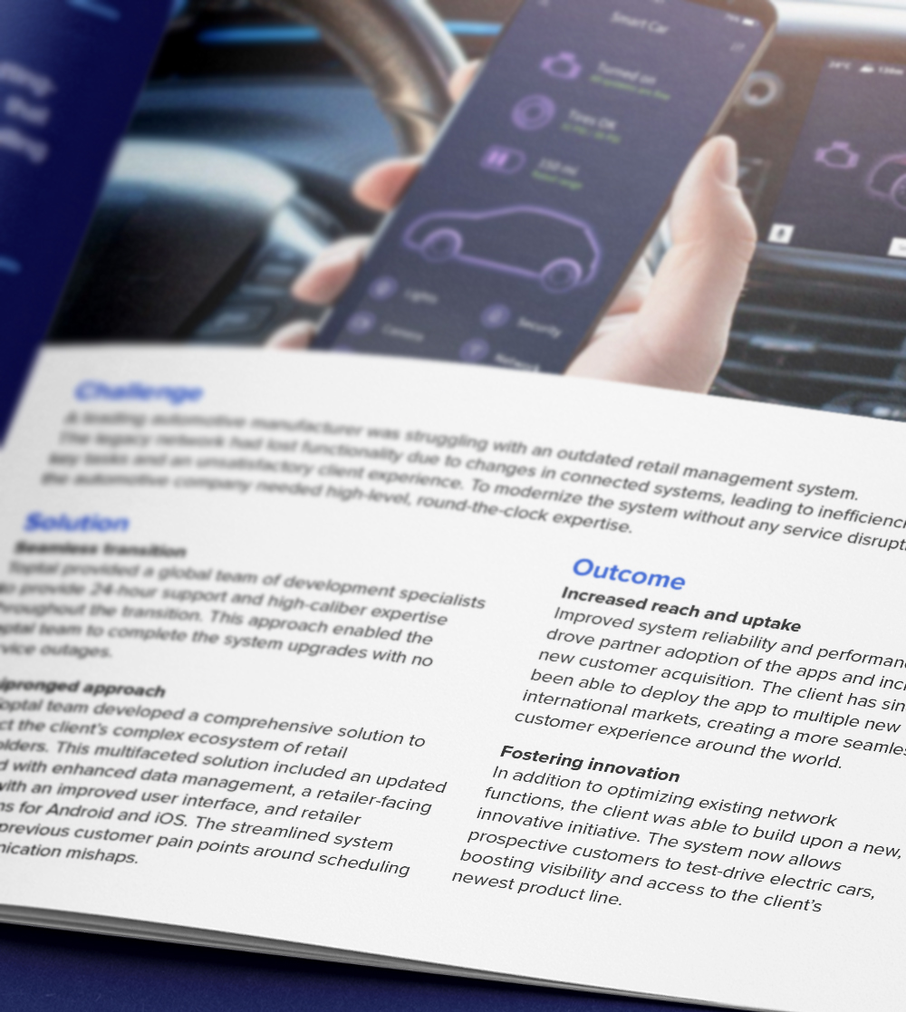 Toptal helps Fortune 500 auto brand improve CX with mobile app and legacy system overhaul