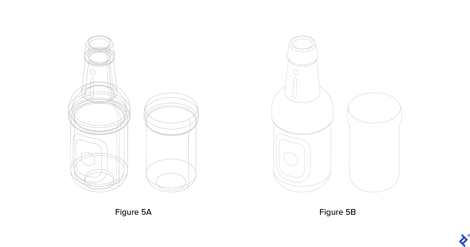 The isometric vector illustration needs to be simplified. Expand the bottle illustration and combine the segments so that they appear less cluttered.